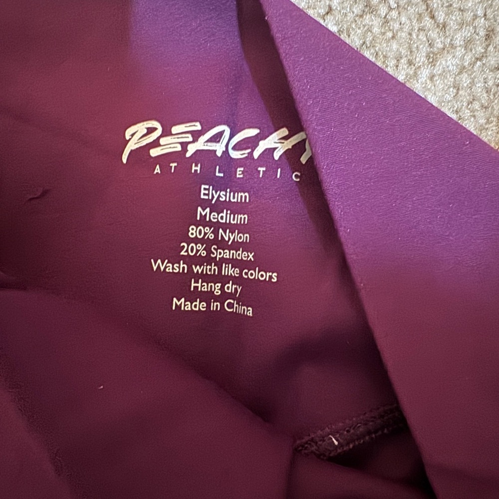 Active High-Waist Leggings - Black, Taupe, Purple - Picture 2 of 5